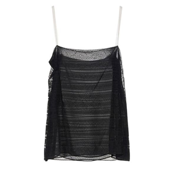 Valentino lace Tank top Black size 10 - Picture 1 of 9